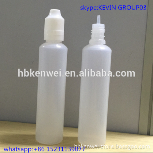 ldpe material 60ml unicorn e cigarette liquid dropper bottle with tamper&childproof lids